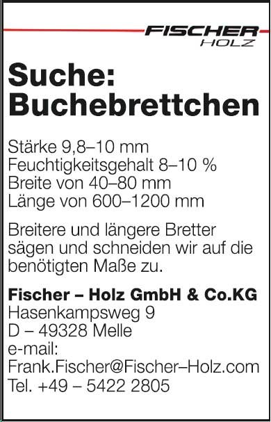 Holznachfragen