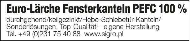 Holzangebot