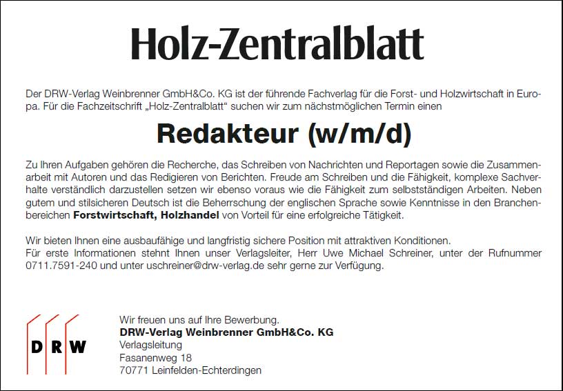 Stellenangebot